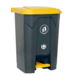 Basurero con Tapa y Pedal 80 Lit (21 Gls.)